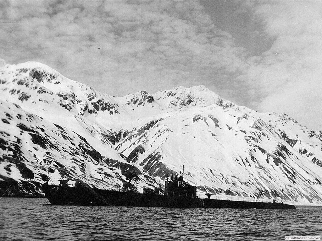 USS Perch (SS-176) 1938 Dutch Harbor, Alaska.