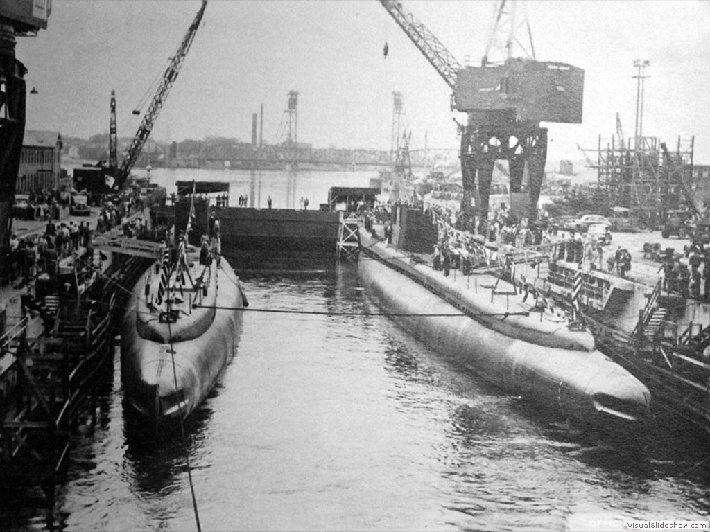 USS Piper (SS-409) and USS Threadfin (SS-410) 26 June 1944